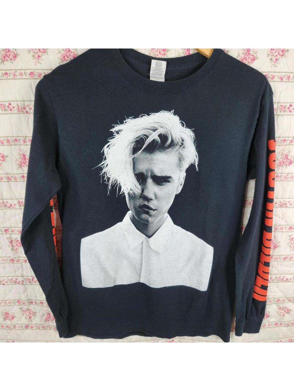 Justin Bieber Purpose Tour Long Sleeve Shirt Small